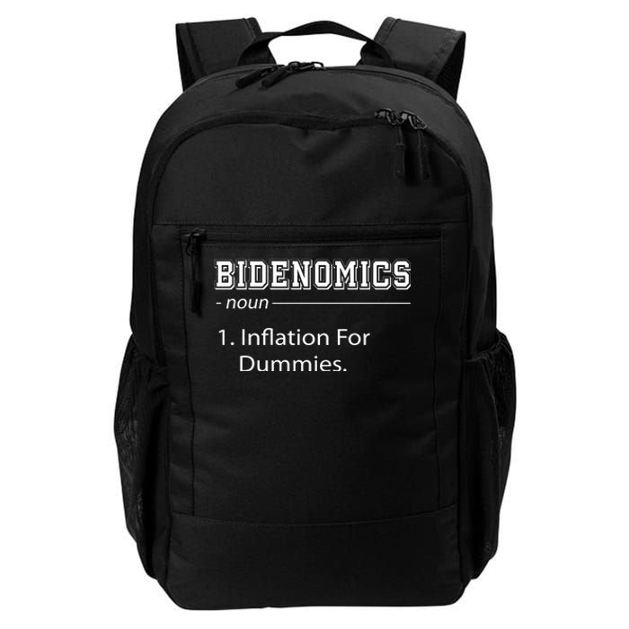 Bidenomics Noun Inflation For Dummies Funny Anti Joe Biden Daily Commute Backpack