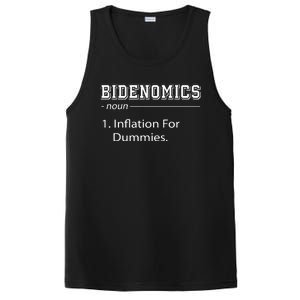 Bidenomics Noun Inflation For Dummies Funny Anti Joe Biden PosiCharge Competitor Tank