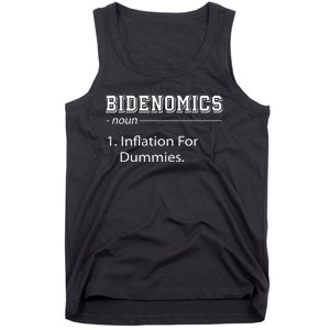 Bidenomics Noun Inflation For Dummies Funny Anti Joe Biden Tank Top