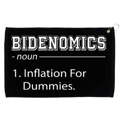 Bidenomics Noun Inflation For Dummies Funny Anti Joe Biden Grommeted Golf Towel