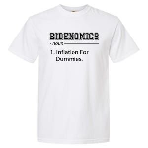 Bidenomics Noun Inflation For Dummies Funny Anti Joe Biden Garment-Dyed Heavyweight T-Shirt