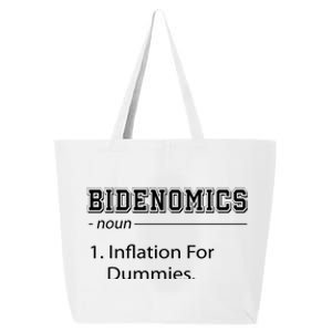 Bidenomics Noun Inflation For Dummies Funny Anti Joe Biden 25L Jumbo Tote