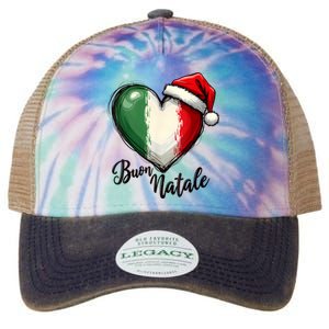 Buon Natale Italian Family Christmas Italy Pride Legacy Tie Dye Trucker Hat