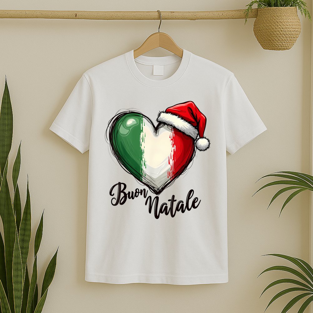 Buon Natale Italian Family Christmas Italy Pride T-Shirt