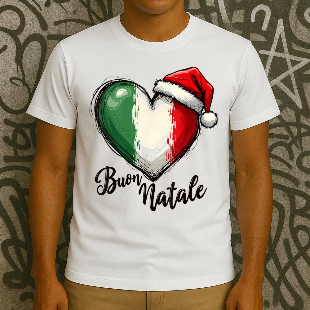 Buon Natale Italian Family Christmas Italy Pride T-Shirt