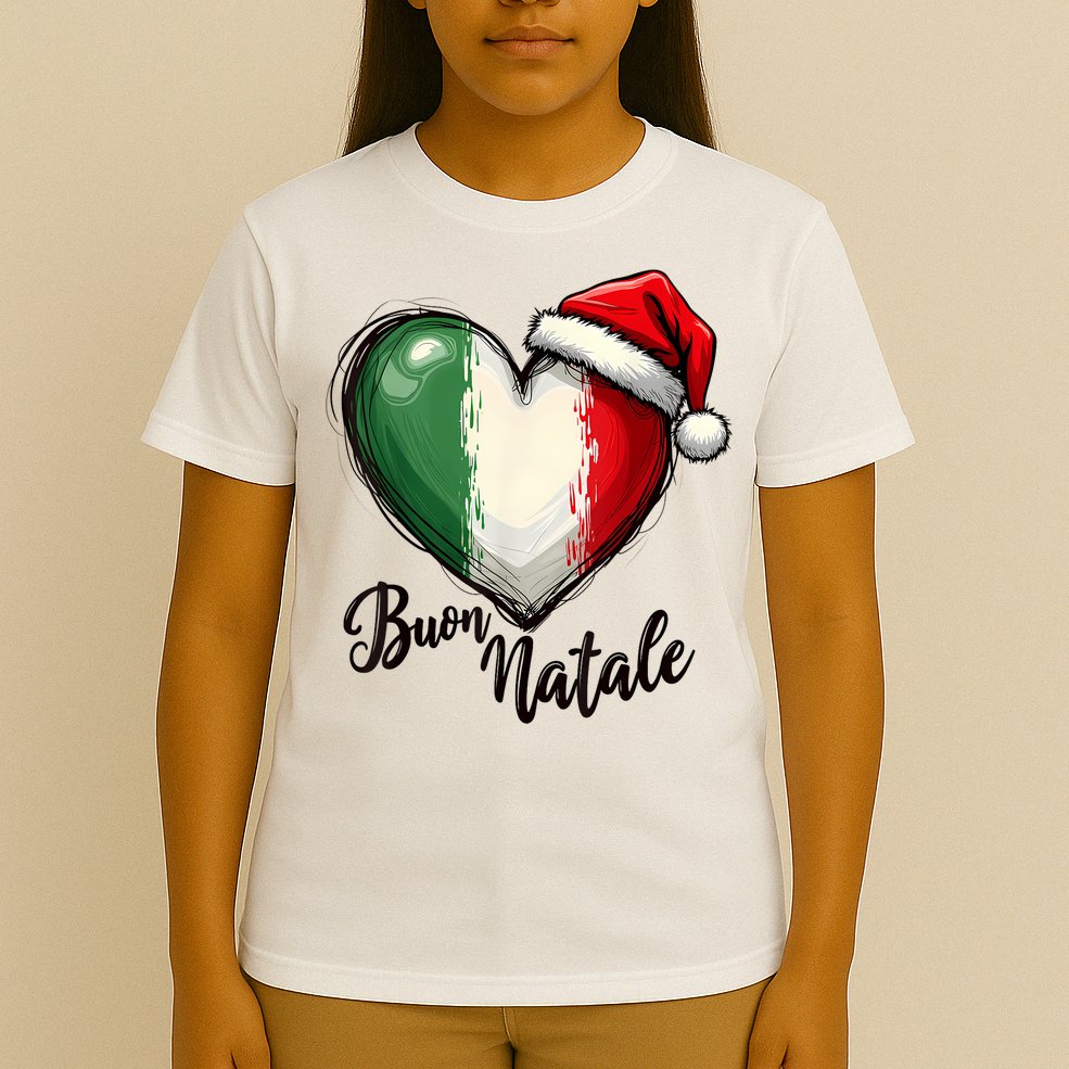 Buon Natale Italian Family Christmas Italy Pride T-Shirt
