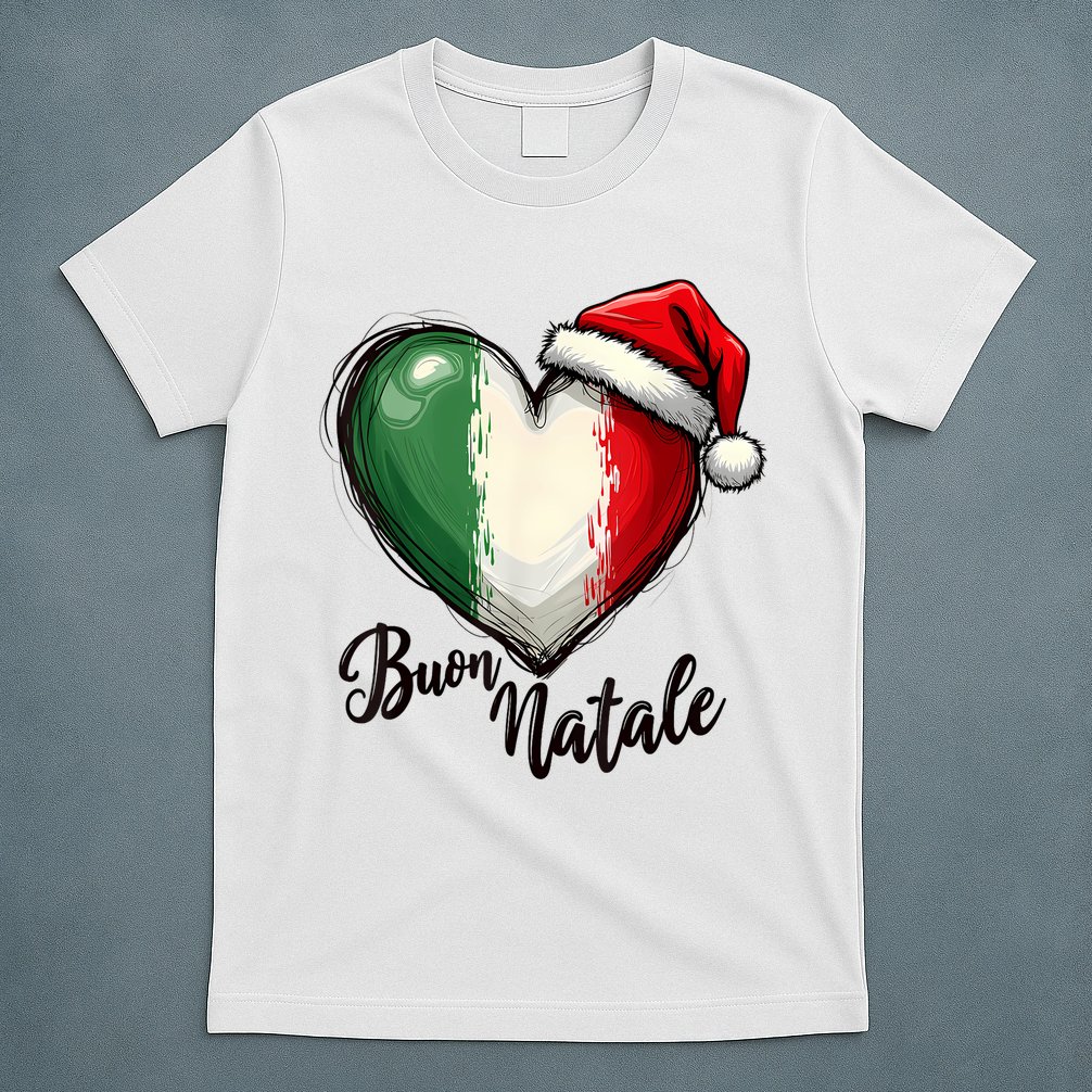 Buon Natale Italian Family Christmas Italy Pride T-Shirt