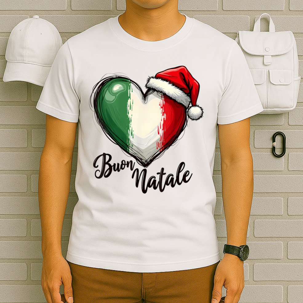 Buon Natale Italian Family Christmas Italy Pride T-Shirt