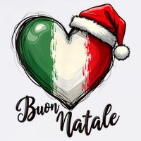 Buon Natale Italian Family Christmas Italy Pride Poster