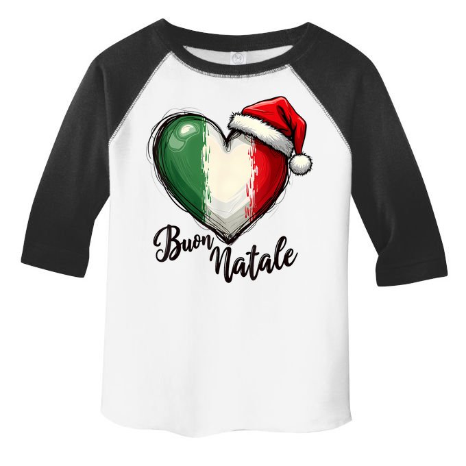 Buon Natale Italian Family Christmas Italy Pride Toddler Fine Jersey T-Shirt