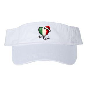 Buon Natale Italian Family Christmas Italy Pride Valucap Bio-Washed Visor