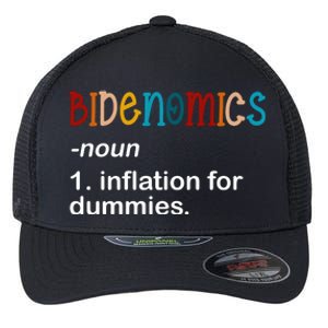 Bidenomics Noun Inflation For Dummies Funny Joe Biden Political Flexfit Unipanel Trucker Cap