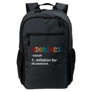 Bidenomics Noun Inflation For Dummies Funny Joe Biden Political Daily Commute Backpack