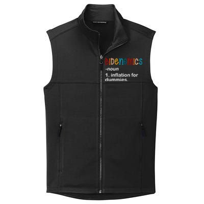 Bidenomics Noun Inflation For Dummies Funny Joe Biden Political Collective Smooth Fleece Vest