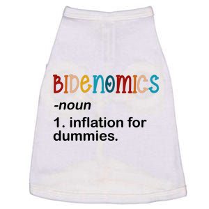 Bidenomics Noun Inflation For Dummies Funny Joe Biden Political Doggie Tank