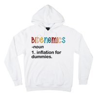 Bidenomics Noun Inflation For Dummies Funny Joe Biden Political Hoodie