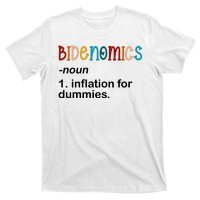 Bidenomics Noun Inflation For Dummies Funny Joe Biden Political T-Shirt