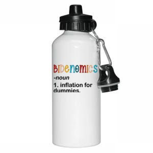 Bidenomics Noun Inflation For Dummies Funny Joe Biden Political Aluminum Water Bottle