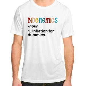 Bidenomics Noun Inflation For Dummies Funny Joe Biden Political Adult ChromaSoft Performance T-Shirt