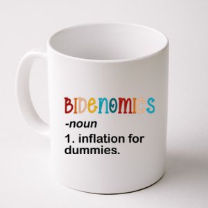 Bidenomics Noun Inflation For Dummies Funny Joe Biden Political Coffee Mug