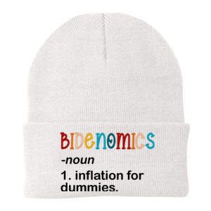 Bidenomics Noun Inflation For Dummies Funny Joe Biden Political Knit Cap Winter Beanie