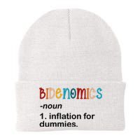 Bidenomics Noun Inflation For Dummies Funny Joe Biden Political Knit Cap Winter Beanie