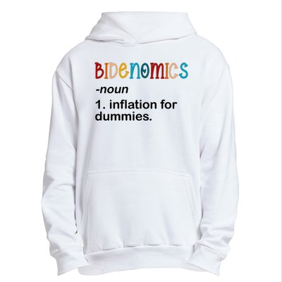 Bidenomics Noun Inflation For Dummies Funny Joe Biden Political Urban Pullover Hoodie