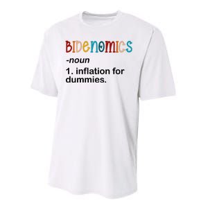 Bidenomics Noun Inflation For Dummies Funny Joe Biden Political Performance Sprint T-Shirt