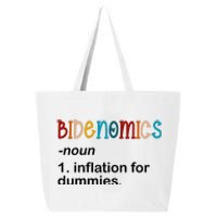 Bidenomics Noun Inflation For Dummies Funny Joe Biden Political 25L Jumbo Tote