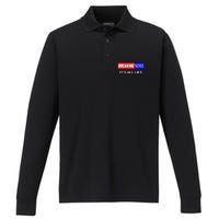 Breaking News ItS All Lies Conspiracy Theory Truth Seeker Performance Long Sleeve Polo