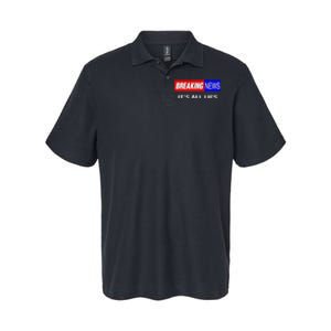 Breaking News ItS All Lies Conspiracy Theory Truth Seeker Softstyle Adult Sport Polo