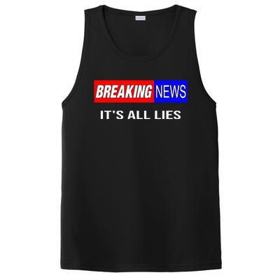 Breaking News ItS All Lies Conspiracy Theory Truth Seeker PosiCharge Competitor Tank