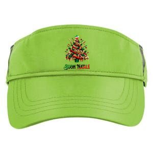 Buon Natale Italian Pasta Christmas Tree Xmas  Adult Drive Performance Visor