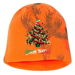 Buon Natale Italian Pasta Christmas Tree Xmas  Kati - Camo Knit Beanie