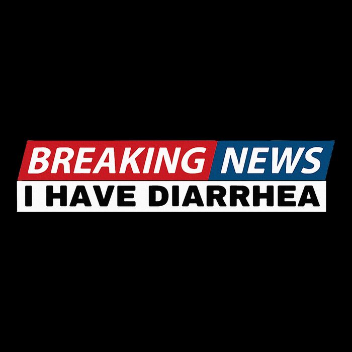 Breaking News I Have Diarrhea Funny Joke Humor Poop Pooping Cooling Performance Crew T-Shirt