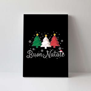 Buon Natale Italian Christmas Tree Xmas Gift Canvas