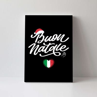 Buon Natale Italian Family Christmas Italy Pride Holiday Canvas