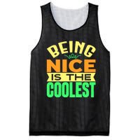 Being Nice Is The Coolest Mesh Reversible Basketball Jersey Tank