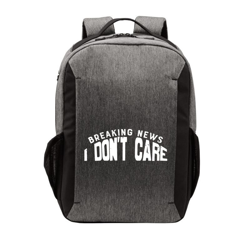 Breaking News I DonT Care Vector Backpack