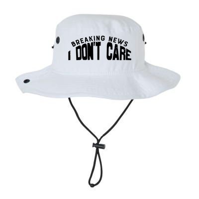 Breaking News I DonT Care Legacy Cool Fit Booney Bucket Hat