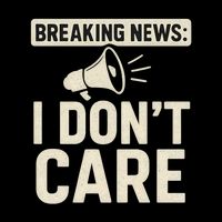 Breaking News: I Don't Care Cooling Performance Crew T-Shirt