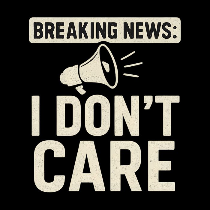Breaking News: I Don't Care Cooling Performance Crew T-Shirt