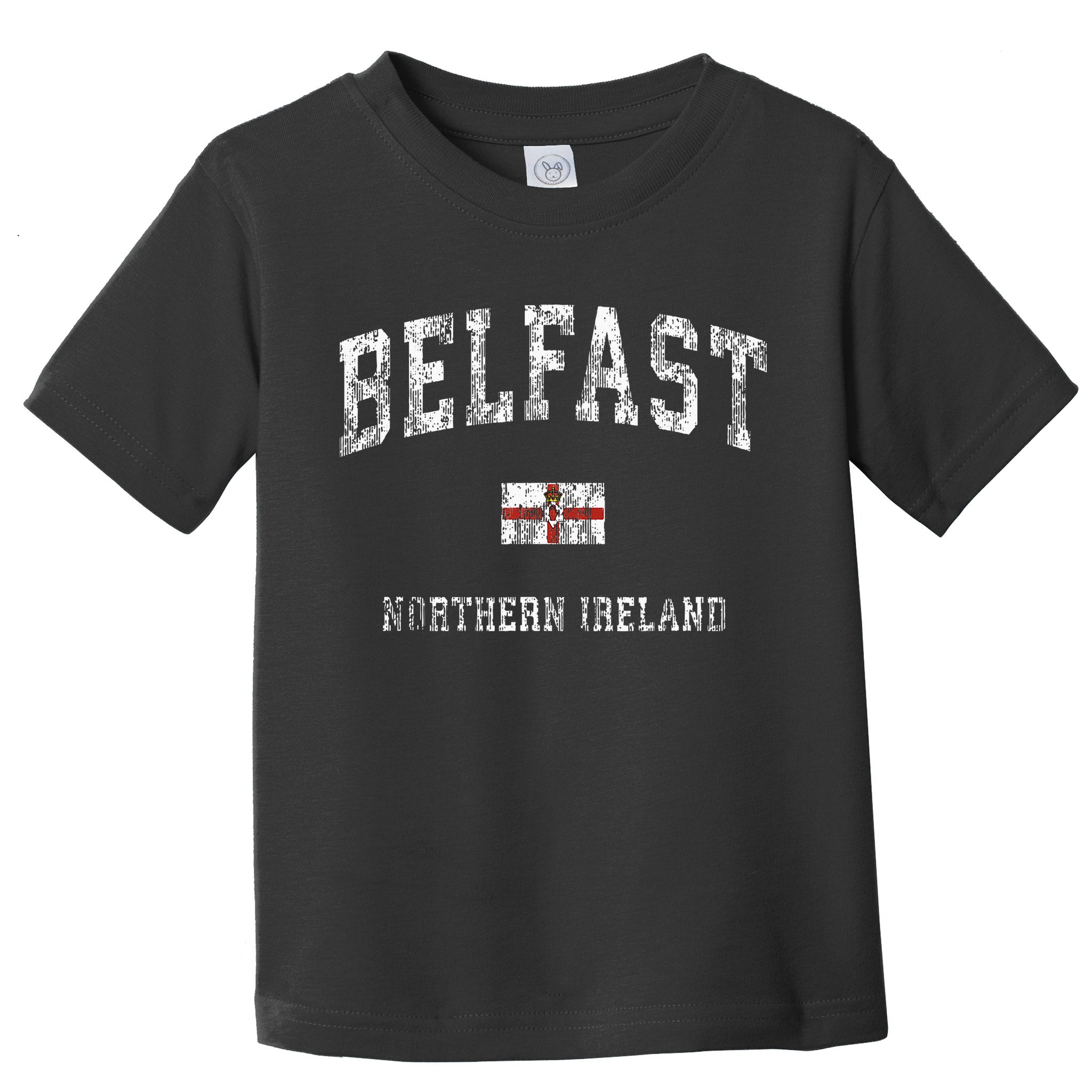 Belfast Northern Ireland Vintage Athletic Sports Design Toddler T-Shirt