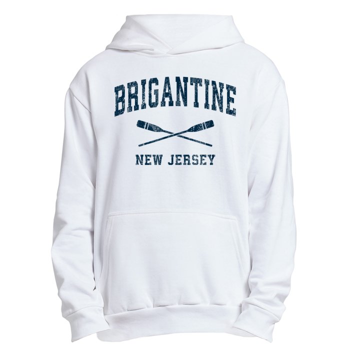 Brigantine New Jersey Vintage Nautical Paddles Sports Oars Urban Pullover Hoodie