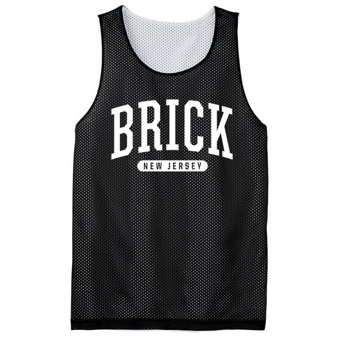 Brick New Jersey Souvenirs College Style Brick New Jersey Souvenir Mesh Reversible Basketball Jersey Tank