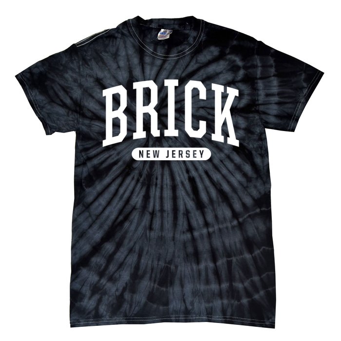 Brick New Jersey Souvenirs College Style Brick New Jersey Souvenir Tie-Dye T-Shirt