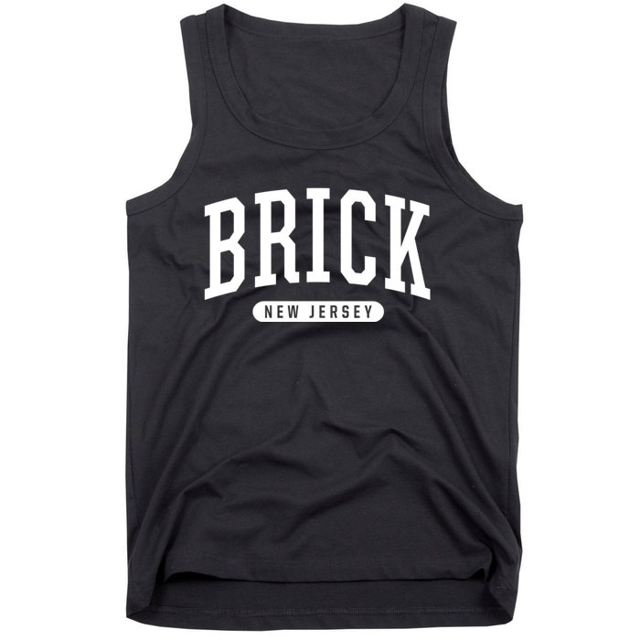 Brick New Jersey Souvenirs College Style Brick New Jersey Souvenir Tank Top