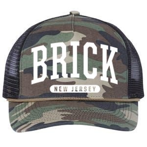 Brick New Jersey Souvenirs College Style Brick New Jersey Souvenir Retro Rope Trucker Hat Cap