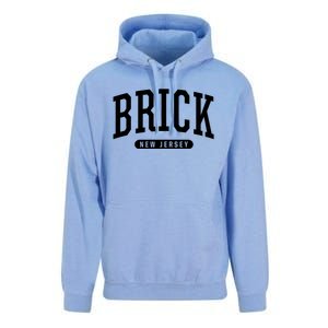 Brick New Jersey Souvenirs College Style Brick New Jersey Souvenir Unisex Surf Hoodie