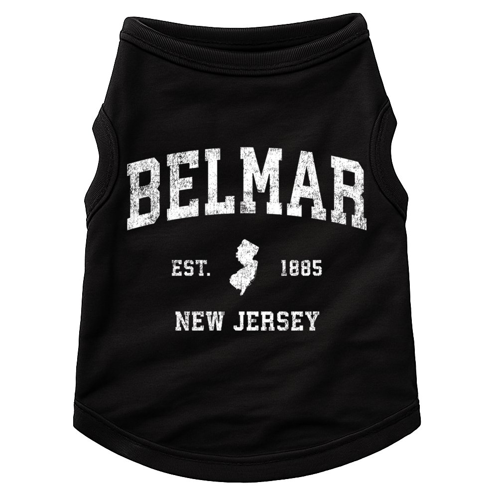 Belmar New Jersey Nj Vintage Sports Doggie Tank